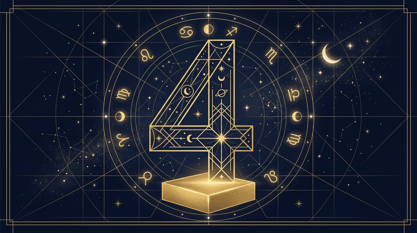 数秘術4の性格・恋愛・仕事・相性を徹底解説｜基盤のナンバー