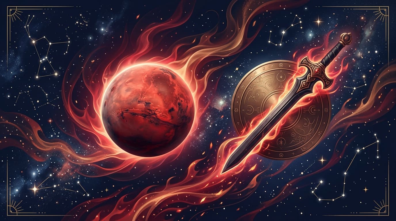 火星（占星術）の意味｜12サイン・ハウス・火星逆行を徹底解説