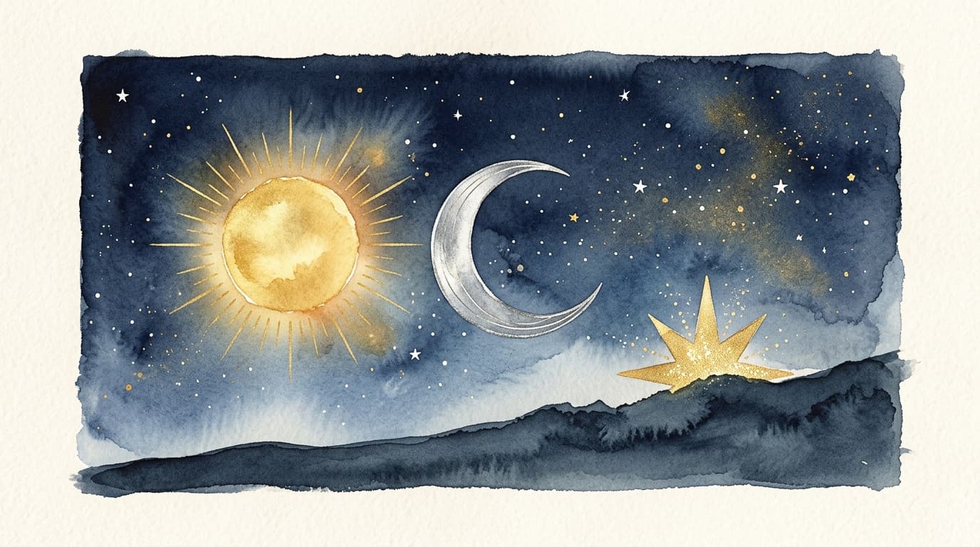 ビッグスリーとは?太陽星座・月星座・アセンダントの意味と調べ方