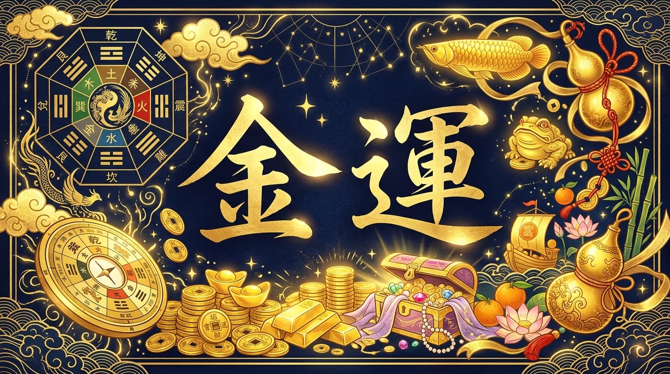風水で金運アップ!方角・色・財布・インテリアの実践法を完全解説